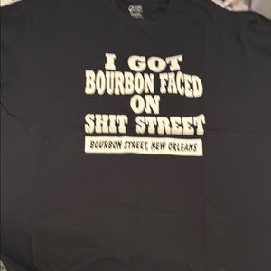 Black Short Sleeve Tee with Bold Graphic